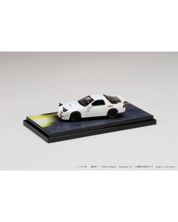 (預訂 Pre-order) Hobby Japan 1/64 Initial D Diorama Set Series HJ643043D MAZDA RX-7 (FC3S) ∞ / INITIAL D VS Kyoichi Sudo With Ryosuke Takahashi Figure (Diecast car model)