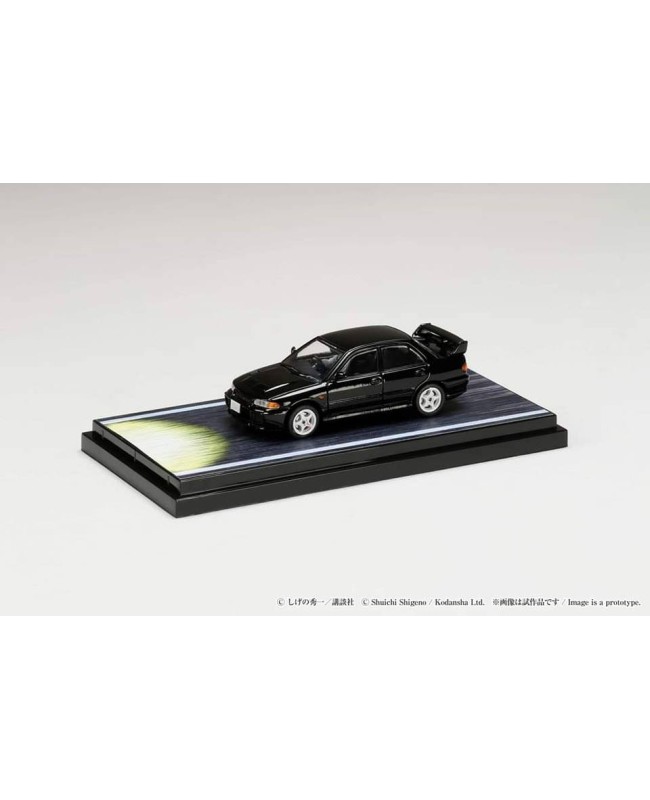 (預訂 Pre-order) Hobby Japan 1/64 Initial D Diorama Set Series HJ643010D Mitsubishi Lancer RS Evolution Ⅲ / INITIAL D VS Ryosuke Takahashi With Kyoichi Sudo Figure (Diecast car model)