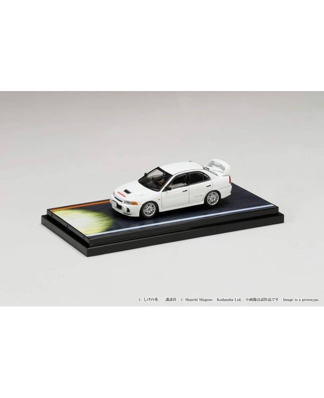 (預訂 Pre-order) Hobby Japan 1/64 Initial D Diorama Set Series HJ642011D Mitsubishi Lancer RS Evolution Ⅳ / INITIAL D VS Takumi Fujiwara With Seiji Iwaki Figure (Diecast car model)