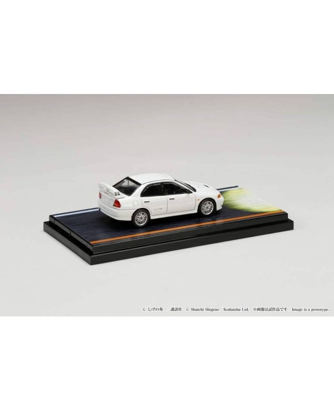 (預訂 Pre-order) Hobby Japan 1/64 Initial D Diorama Set Series HJ642011D Mitsubishi Lancer RS Evolution Ⅳ / INITIAL D VS Takumi Fujiwara With Seiji Iwaki Figure (Diecast car model)