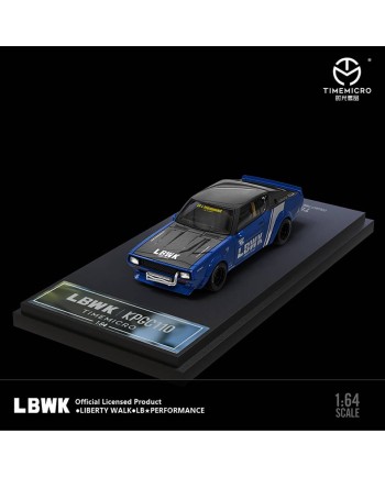 (預訂 Pre-order) TimeMicro1/64 LBWK Nissan KPGC110 (Diecast car model) 藍 普通版