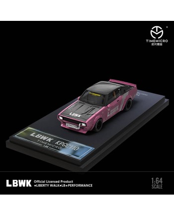 (預訂 Pre-order) TimeMicro1/64 LBWK Nissan KPGC110 (Diecast car model) 粉 普通版