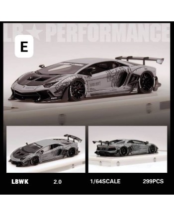 (預訂 Pre-order) LBWK 1/64 Lamborghini Aventador 2.0 (Resin car model) 限量299台 戰鬥機灰