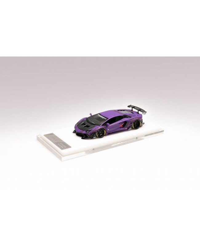 (預訂 Pre-order) LBWK 1/64 Lamborghini Aventador 2.0 (Resin car model) 限量299台 紫色做舊版