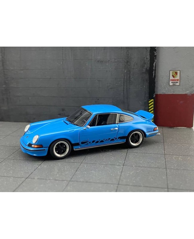 (預訂 Pre-order) Timothy & Pierre x Curitiba64 1/64  1973 Porsche 911 Carrera RS 2.7 (Resin car model) 限量500台 Glacier Blue