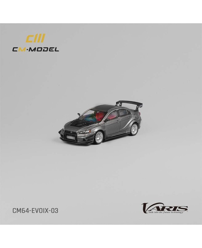 (預訂 Pre-order) CM model 1/64 Mitsubishi Lancer EvoX Varis Widebody grey/CM64-EVO X-03 (Diecast car model)