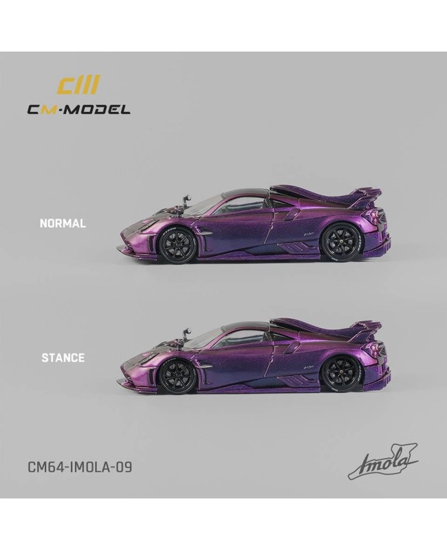 (預訂 Pre-order) CM model 1/64 Pagani Imola Midnight purple CM64-IMOLA-09 (Diecast car model)