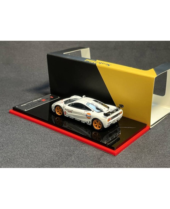 (預訂 Pre-order) Scale mini 1/64 McLaren F1 GTR white (Resin car model) 限量399台