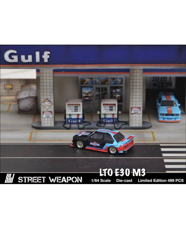 (預訂 Pre-order) SW 1/64 LTO BMW E30 M3 (Diecast car model) 限量499台 Martini black