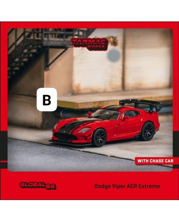 (預訂 Pre-order) Tarmac 1/64 T64G-TL028-RE Dodge Viper ACR Extreme Red (Diecast car model)