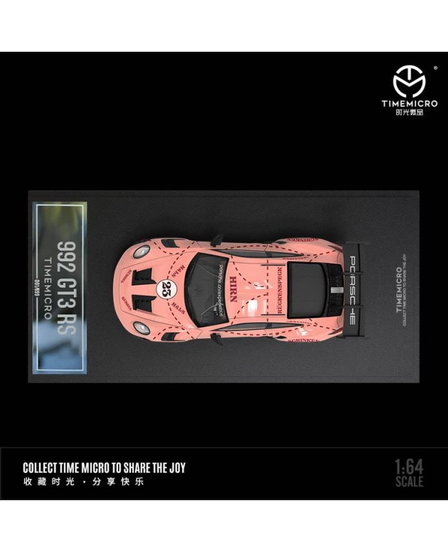 (預訂 Pre-order) TimeMicro 1/64  992 GT3 RS (Diecast car model) Pink pig 普通版 TM644604