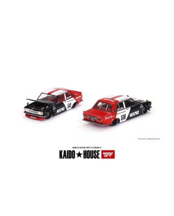 (預訂 Pre-order) KaidoHouse x MINI GT KHMG102 Datsun Street 510 Racing V1 (Diecast car model)
