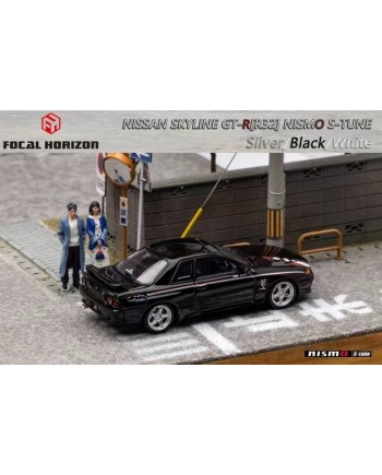 (預訂 Pre-order) Focal Horizon FH 1/64 Skyline GT-R 3rd generation R32 Nismo S-Tune (Diecast car model) 限量699台 Black Nismo Livery