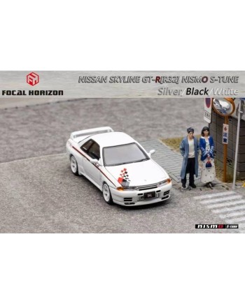 (預訂 Pre-order) Focal Horizon FH 1/64 Skyline GT-R 3rd generation R32 Nismo S-Tune (Diecast car model) 限量699台 White Nismo Livery