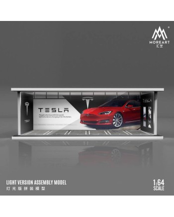 (預訂 Pre-order) MoreArt 1/64 PARKING LOT SCENE Tesla MO644049