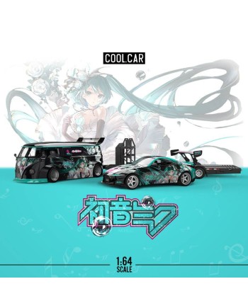 (預訂 Pre-order) CC 1/64 Hatsune Miku Livery (Diecast car model) 限量500台 Set (trailer+A+B) CC642919-T