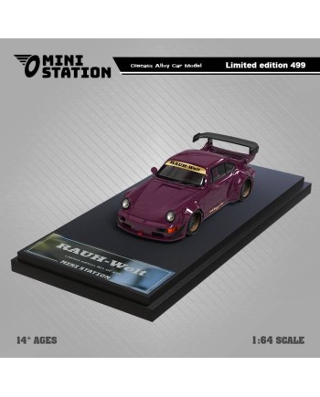 (預訂 Pre-order) Mini Station 1:64 RWB 964 Metallic Purple (Diecast car model) 普通版