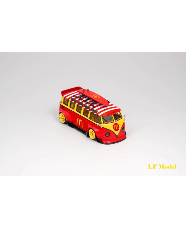 (預訂 Pre-order) LF Model 1/64 VW T1 van Kombi (Diecast car model) 限量500台 McDonald's Yellow Wheel