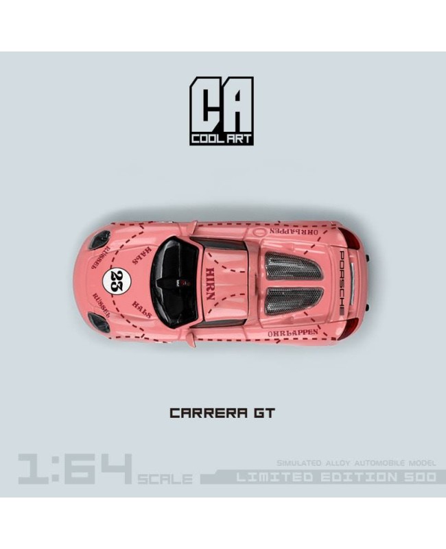 (預訂 Pre-order) CA1:64 Porsche CARRERA GT (Diecast car model) 限量500台 CA645906/Pink pig