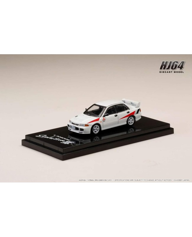 (預訂 Pre-order) Hobby JAPAN 1/64 MITSUBISHI LANCER RS EVOLUTION III RALLY STRIPE HJ642010CW (Diecast car model)