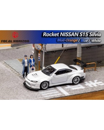 (預訂 Pre-order) Focal Horizon FH 1:64 Silvia S15 Pandem Rocket Bunny (Diecast car model) 限量999台 White