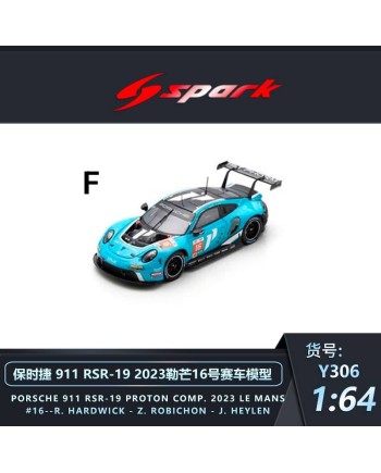 (預訂 Pre-order) Spark 1/64 RACING 2023 LE MANS (Diecast car model) Y306