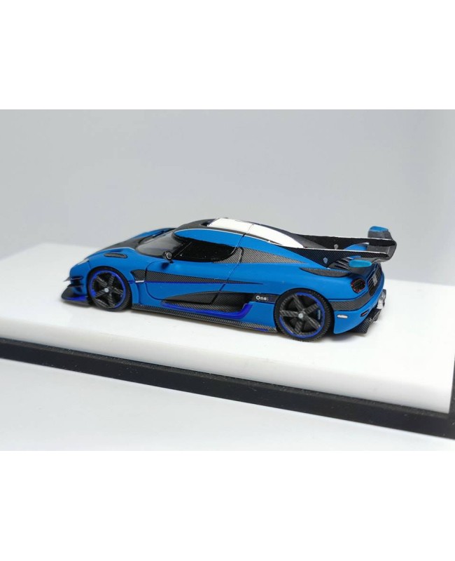 (預訂 Pre-order) ScaleMini 1/64 Matte blue Koenigsegg One:1 (Resin car model) 限量499台