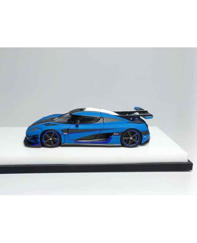 (預訂 Pre-order) ScaleMini 1/64 Matte blue Koenigsegg One:1 (Resin car model) 限量499台