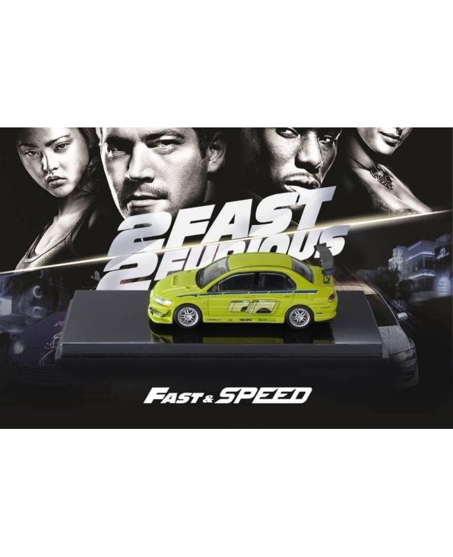(預訂 Pre-order) Fast Speed FS 1:64 Lancer Evolution EVO VII FNF Green (Diecast car model) 限量999台 精裝人偶版