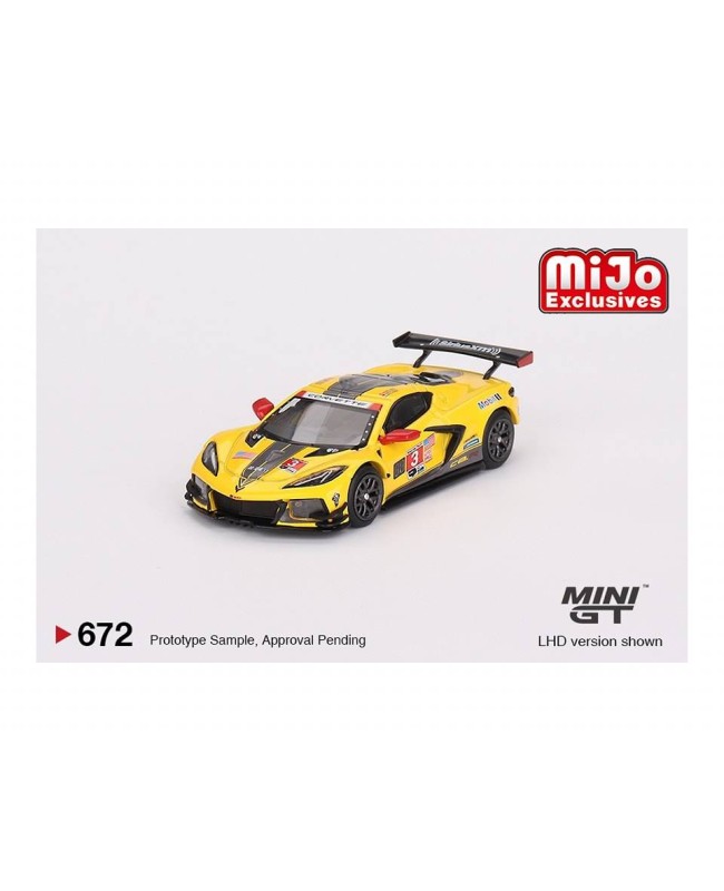 (預訂 Pre-order) MINI GT 1/64 MGTS0009 Corvette Racing C8.R Racing Transporter Set (Diecast car model)