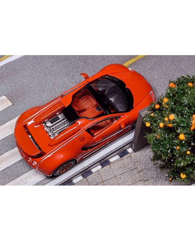 (預訂 Pre-order) Mortal 1:64 Bugatti Veyron 紅色配色 (尾翼可升降功能) (Diecast car model) 限量799台