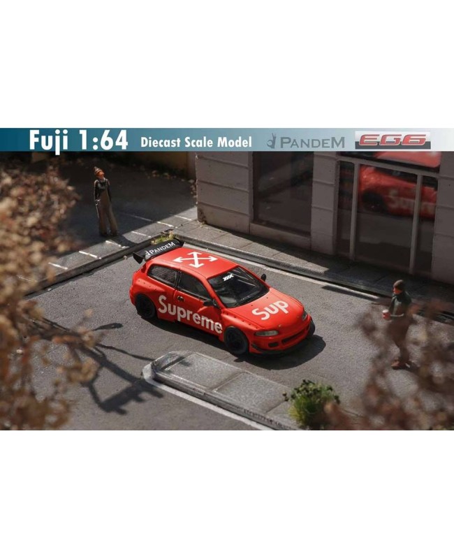 (預訂 Pre-order) Fuji 1:64 Pandem Civic EG6 Mk5 Rocket Bunny (Diecast car model) 限量599台 Supreme