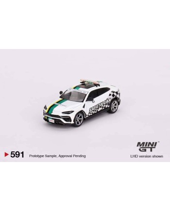 (預訂 Pre-order) MINI GT 1/64 MGT00591-R Lamborghini Urus 2022 Macau GP Official Safety Car (Diecast car model)