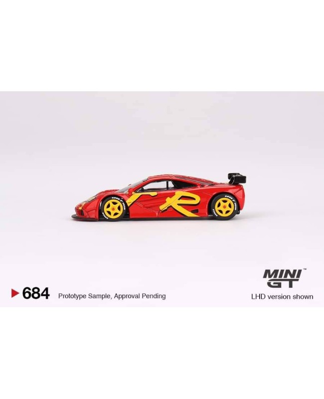 (預訂 Pre-order) MINI GT 1/64 MGT00684-L McLaren F1 GTR 1996 Presentation (Diecast car model)