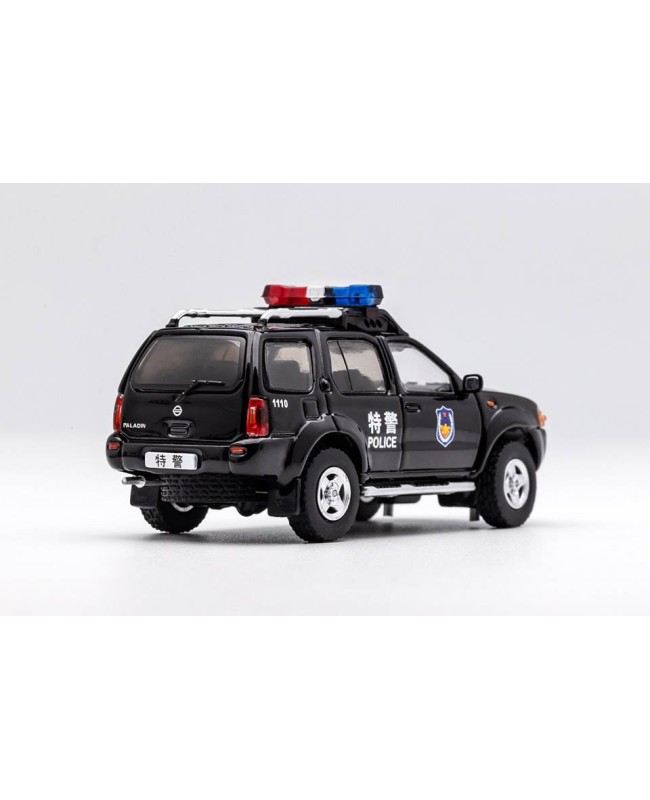 (預訂 Pre-order) GCD 1/64 Nissan Paladin (Diecast car model) Special Police Car KS-036-262 (with police equipment)