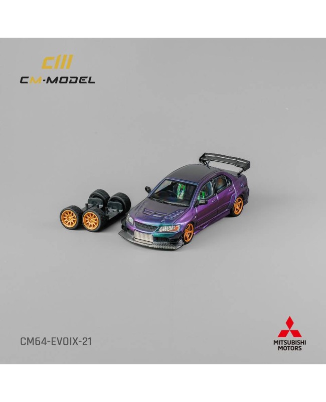 (預訂 Pre-order) CM model 1/64 Mitsubishi Lancer Evoix Widebody Chameleon/CM64-EVOIX-21 (Diecast car model)