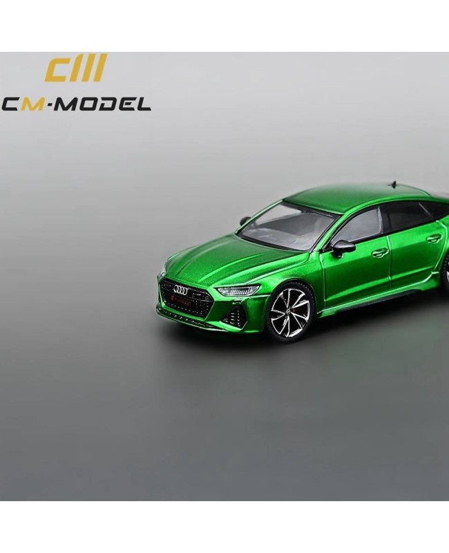 (預訂 Pre-order) CM model 1/64 Audi RS7 Sportback Metallic green/CM64-RS7-05 (Diecast car model)