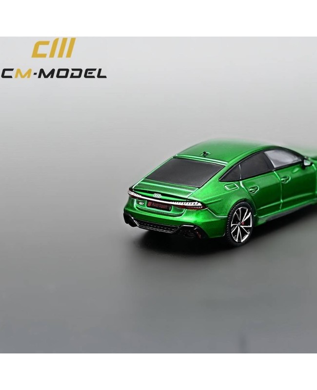 (預訂 Pre-order) CM model 1/64 Audi RS7 Sportback Metallic green/CM64-RS7-05 (Diecast car model)