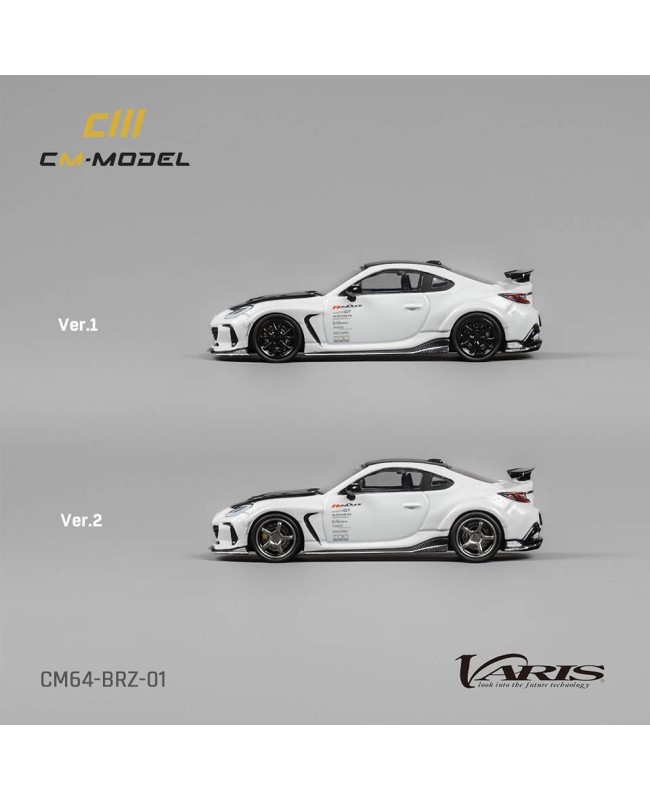 (預訂 Pre-order) CM model 1/64 Subaru BRZ Varis BRZ ARISING-1  white/CM64-BRZ-01 (Diecast car model)