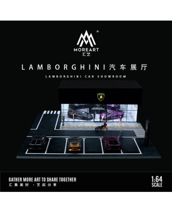 (預訂 Pre-order) MoreArt 1/64 Lighting scene model LAMBORGHINI CAR SHOWROOM /MO936001