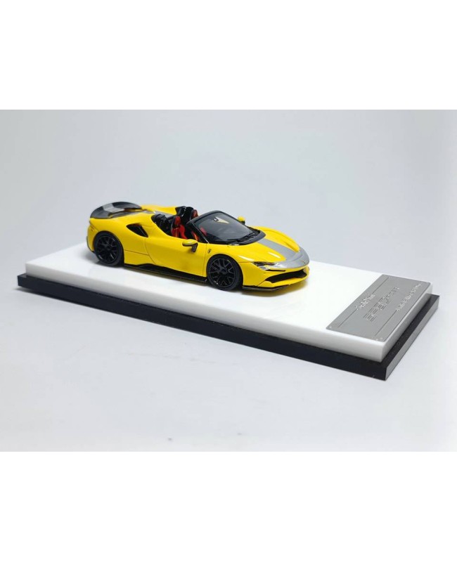 (預訂 Pre-order) ScaleMini 1/64 SF90 Spider (Resin car model) 限量499台 Yellow