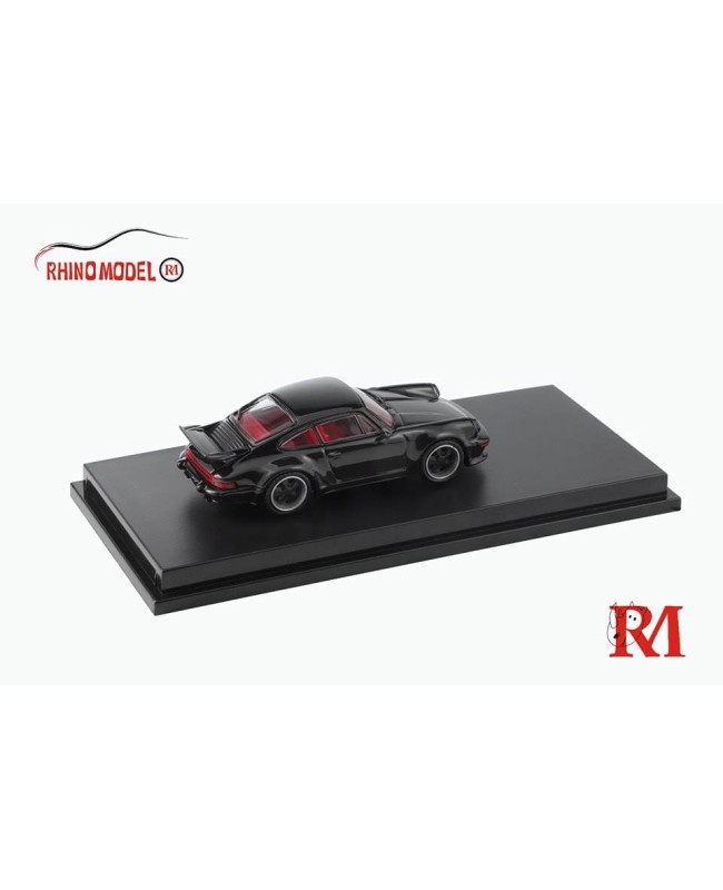 (預訂 Pre-order) Rhino Model RM 1:64 Singer Turbo Study 930 modified version Black with Red interior(Diecast car model) 限量699台