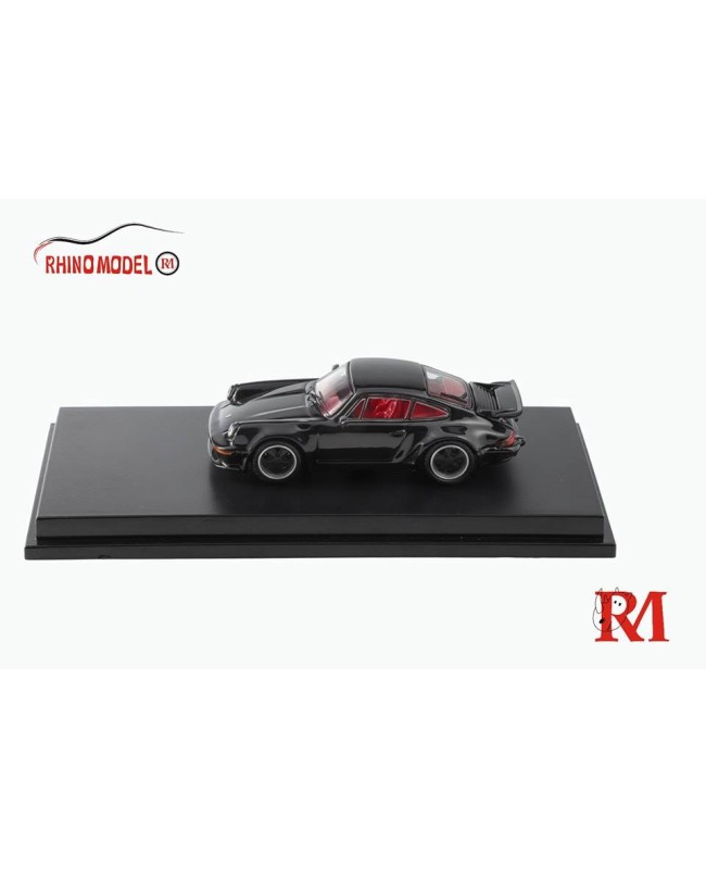 (預訂 Pre-order) Rhino Model RM 1:64 Singer Turbo Study 930 modified version Black with Red interior(Diecast car model) 限量699台