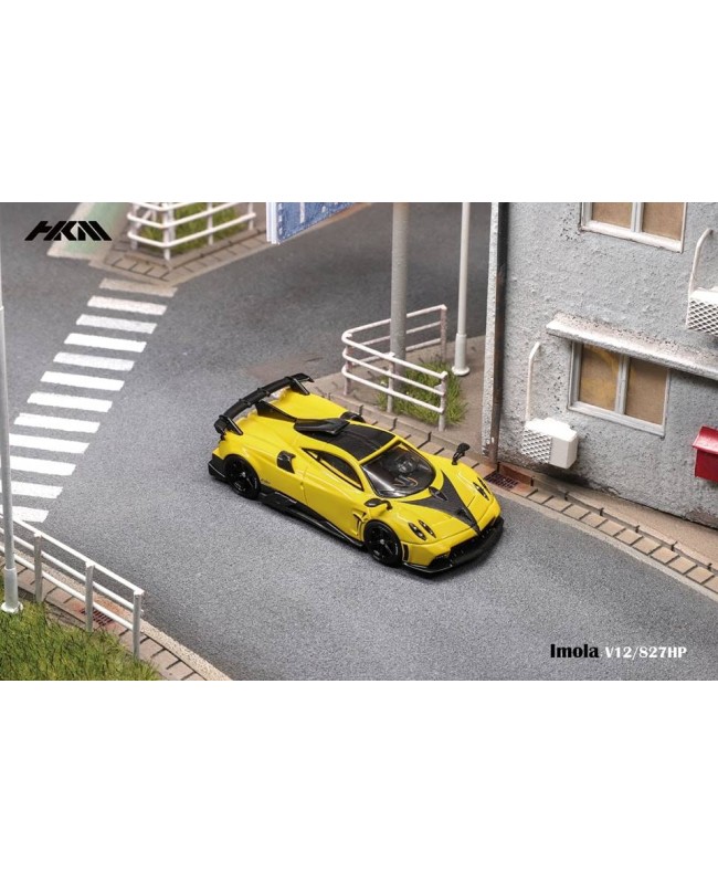 (預訂 Pre-order) HKM 1:64 Imola V12 (Diecast car model) 限量699台 Yellow 黃色