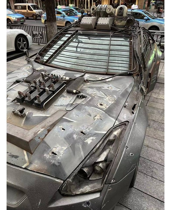 (預訂 Pre-order) SH 1/64 GTR - Mad Max Doomsday Wasteland Style (Diecast car model) 豪華版配送末日機甲熊一隻 (限量299臺)