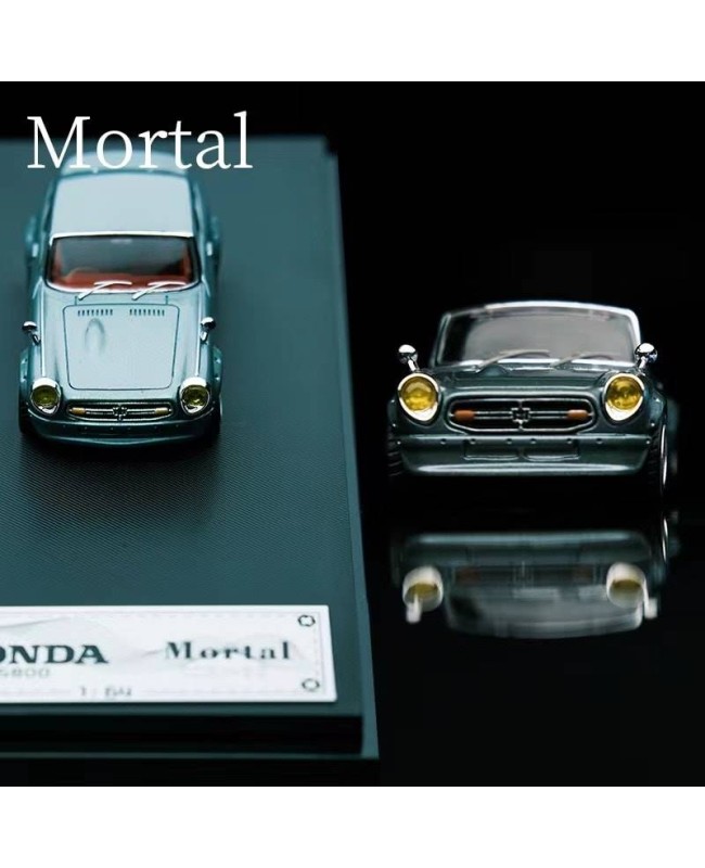 (預訂 Pre-order) Mortal 1/64 Honda S800 (Diecast car model) 限量299台 Silver blue