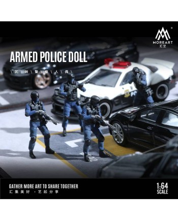 (預訂 Pre-order) MoreArt 1/64 ARMED POLICE DOLL MO222007