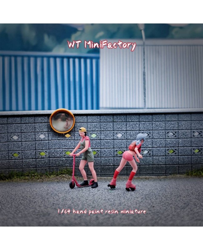(預訂 Pre-order) WT Minifactory 1/64 Scooter & Roller Skate Sisters