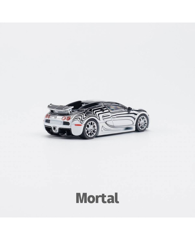 (預訂 Pre-order) Mortal 1/64  Bugatti Ceramic Dragon (Diecast car model) 限量999台 Black White