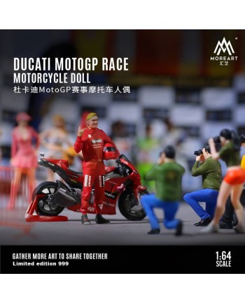 (預訂 Pre-order) MoreArt 1/64 Ducati MotoGP race motorcycle doll